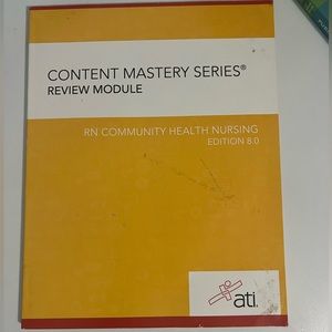ATI RN Community Health Nursing Review Module Book Edition 8.0